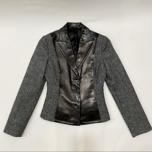 Gianfranco Ferre Wool & Leather Jacket